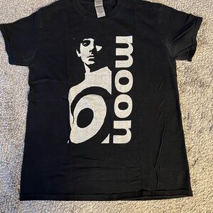 Keith Moon t-shirt, black and white. Rare find, great condition.